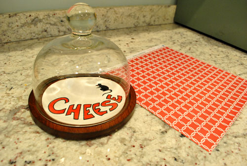 Updating An Old Cheese Plate For Christmas