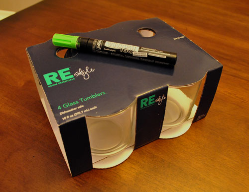 How To Use A Paint Pen On Drinking Glasses