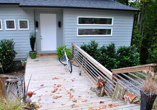 How We Picked A Yellow-Green Front Door Color
