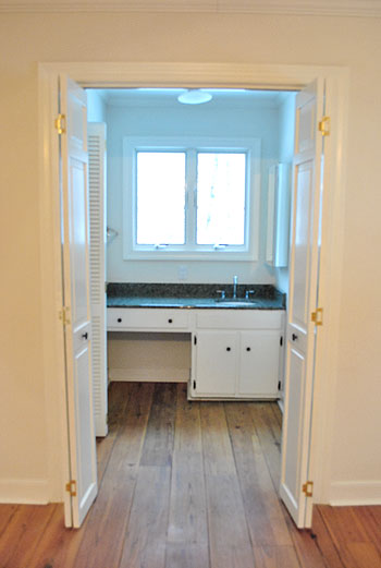 Hanging A Bathroom Mirror In Front Of A Window