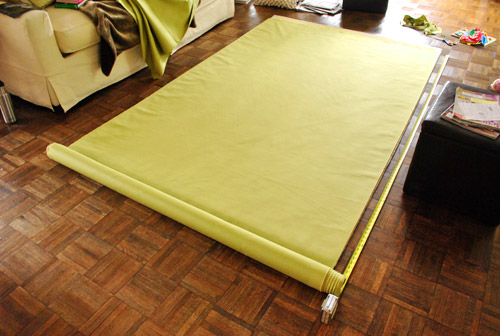 How To Make No-Sew Bedroom Curtains With Fabric And Hem Tape
