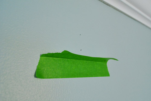 How To Use Painter’s Tape To Catch Drill Dust