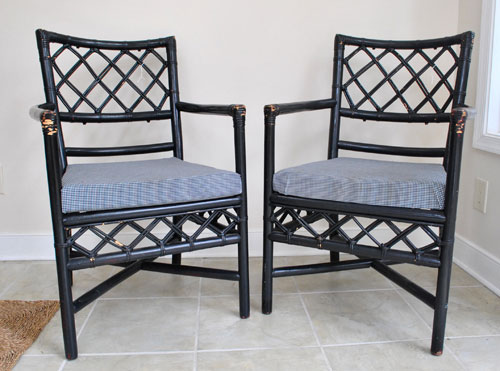 Thrifting Antique Woven Desk Chairs