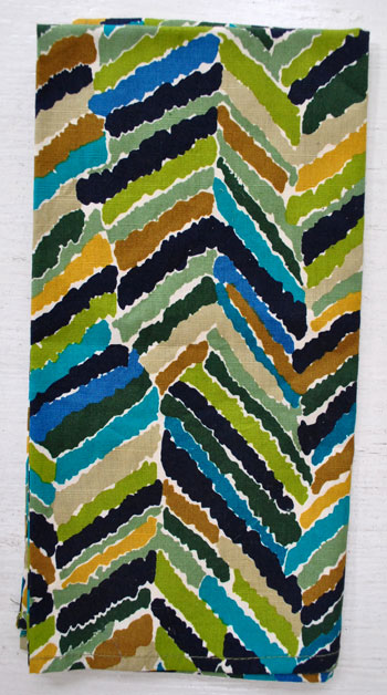 Using A Cloth Napkin For Color Scheme Inspiration