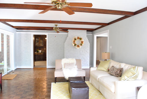 Painting The Wood Trim In Our Living Room