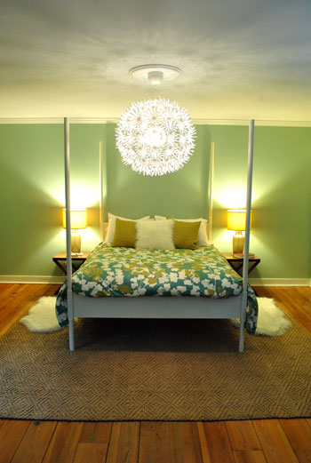 A Large Jute Rug For The Bedroom