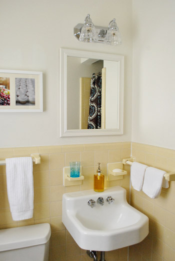 Switching Out Our Bathroom Light