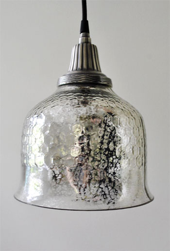 How To Spray Paint A Pendant Light’s Cord & Canopy