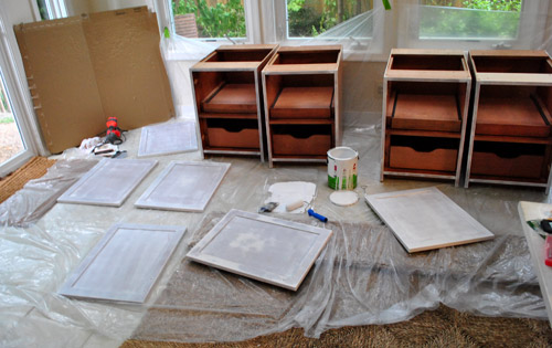 Making A Big Double Desk With Secondhand Cabinets