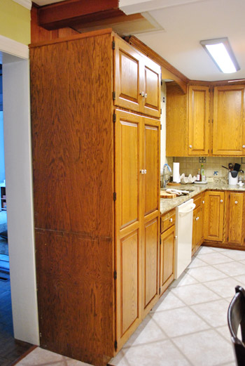 Rehanging Cabinets And Removing Granite Counters