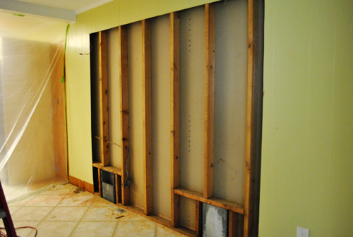 Opening The Kitchen Wall To Make A Doorway