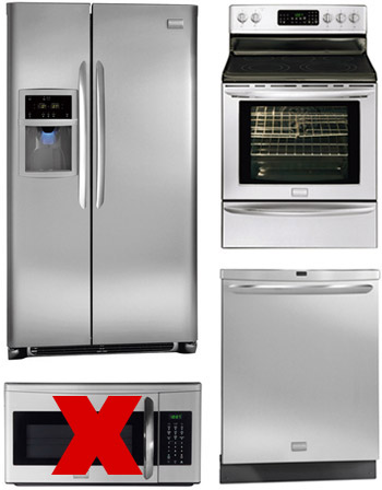 How To Hide A Microwave By Building It Into A Vented Cabinet