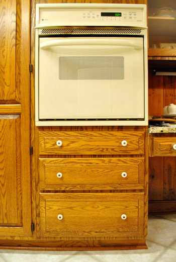 Cutting Down A Cabinet For Tool Storage