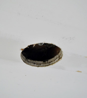 How To Patch And Spackle Ceiling Holes