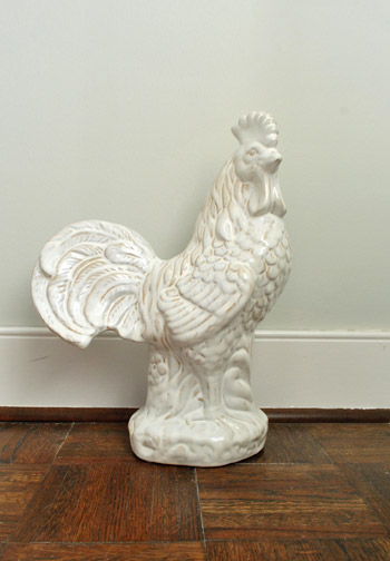 A Giant Rooster In The Kitchen