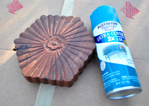 How To Spray Paint A Wood Box