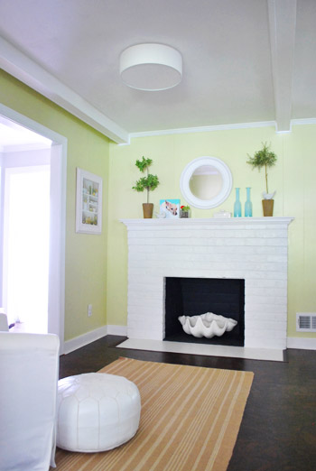 Hanging A Mirror Over The Mantel