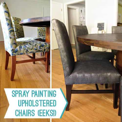 How To Spray Paint Upholstered Chairs
