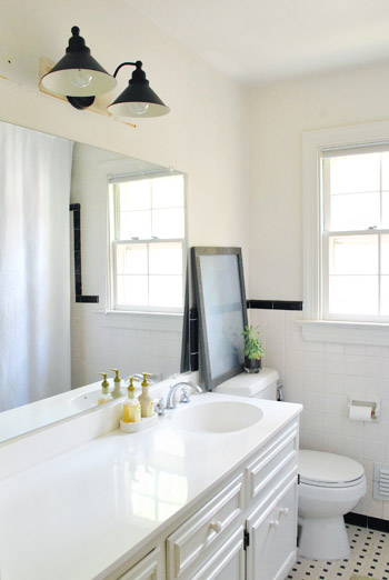 How To Hide A Cracked Tile With A DIY Shelf
