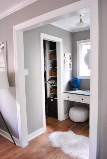 Organizing Our Closet Shelves With Bins
