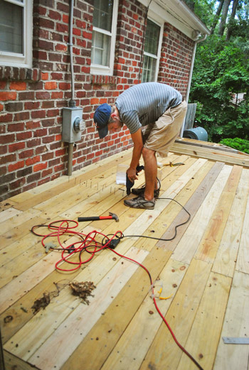 The Process Of Building A Deck