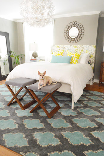 How To Turn Side Tables Into Upholstered Benches