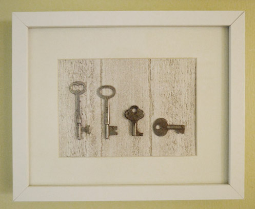 Using Personal Keys To Make Shadowbox Art