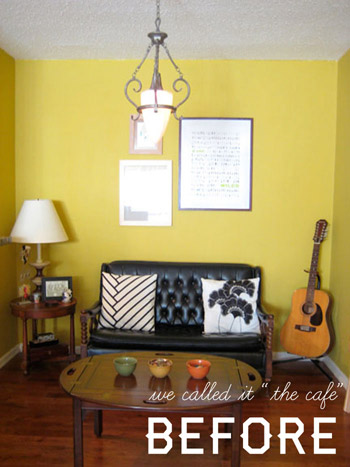 A Dining Room Makeover With Yellow Wallpaper