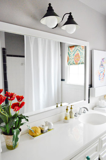 How To Build A Wood Frame Around A Bathroom Mirror