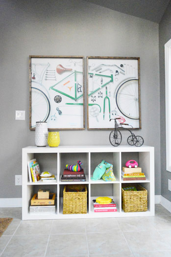 Adding Storage With An Ikea Expedit Bookshelf
