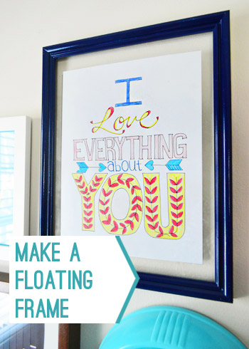 How To Make A Floating Frame