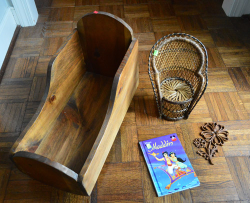 Updating A Thrift Store Doll’s Cradle