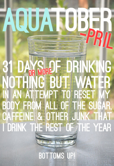 Aquatoberpril (A Water-Drinking Challenge)