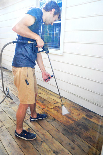 Using A Pressure Washer To Clean Wood, Brick, And Cement