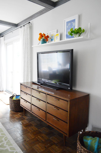 How To Hang A Shelf Over The TV