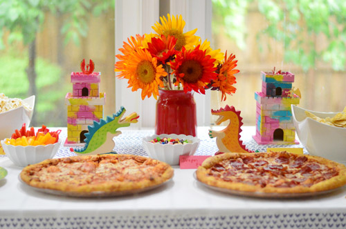 A Dragon Themed Kids Birthday Party