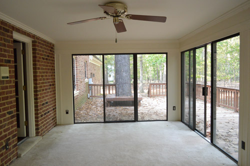 Converting A Sunroom Into A Back Porch