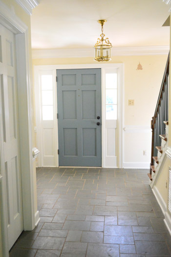 Painting The Back Of Your Front Door A Bold Color