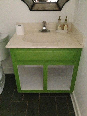 How To Remove A Dated Vanity Backsplash