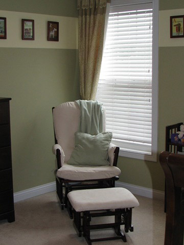 A Big Boy Bedroom With Orange & Navy