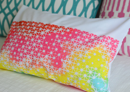 How To Stencil A Pillowcase