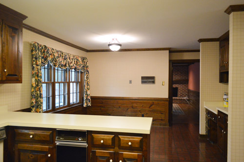 Painting Dark Trim & Paneling In The Kitchen