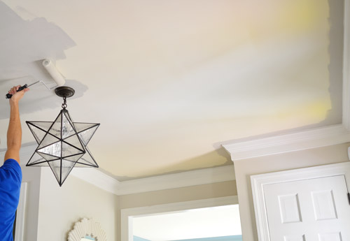 Painting The Ceiling A Little Darker (And Glossier)