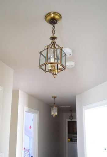 How To Hang New Lights In The Hallway