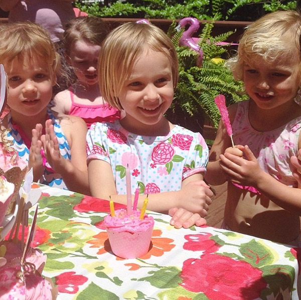 A “Pink & Gold Everything” Kids Party