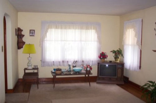 A Beautiful Blue Living Room Makeover