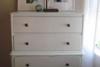 How to Repaint a Dresser and Line Drawers with Contact Paper
