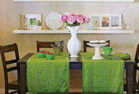 Create a Dining Area in Your Living Room