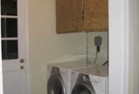 Laundry Nook Makeover: Bamboo Blinds for a Cozy Look