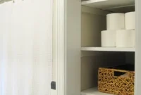 Remove a Linen Closet Door to Create a More Open, Airy Space